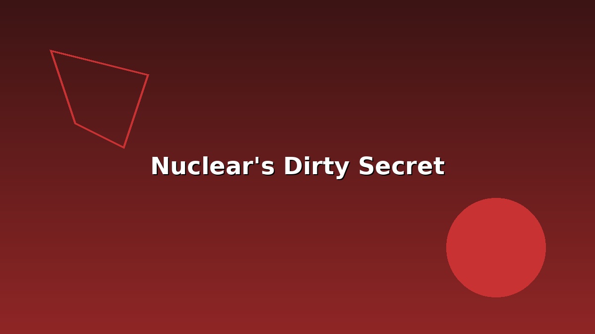 The Nuclear Revival's Dirty Secret: SaaS Can't Save It
